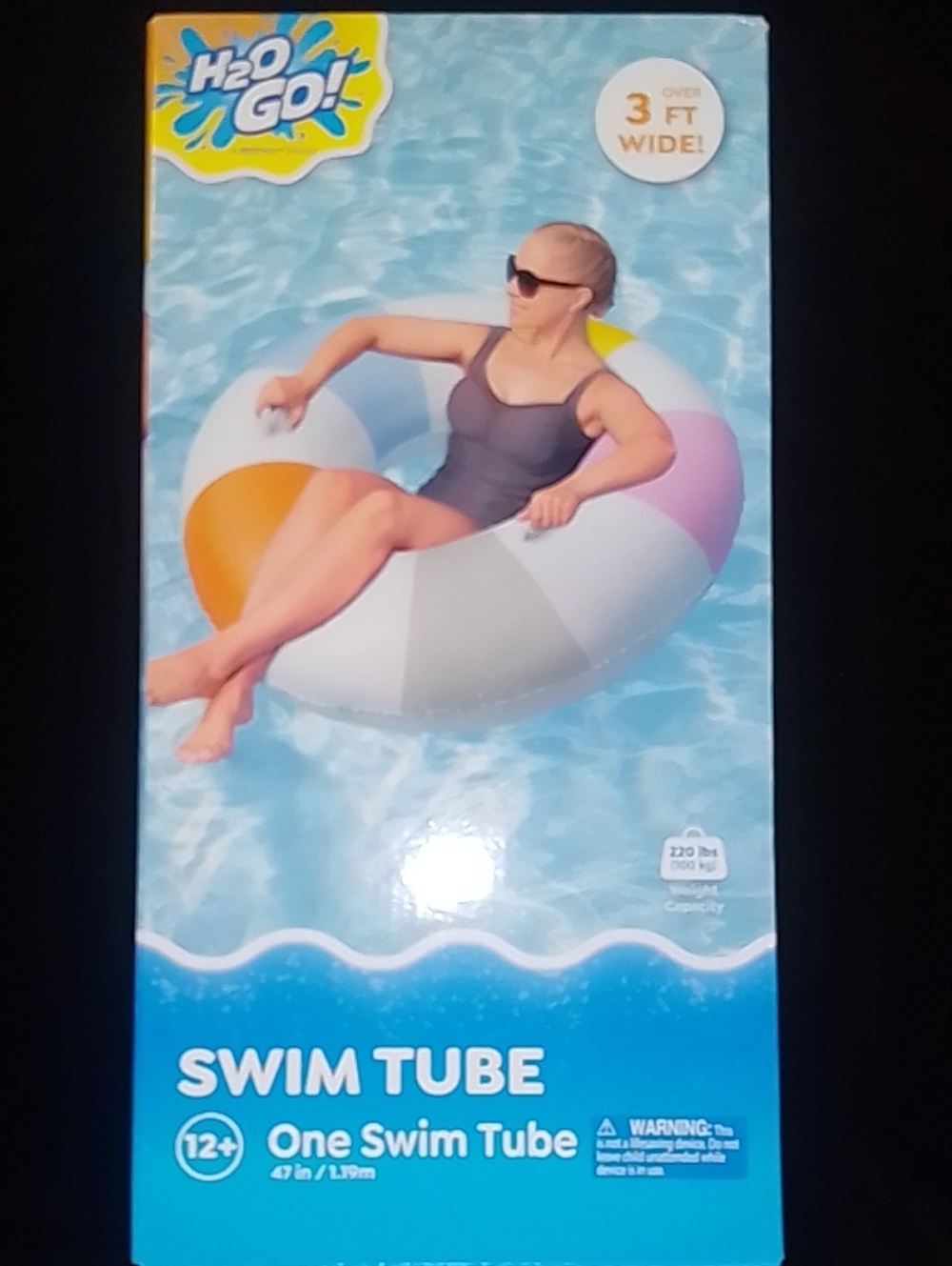 Multicolor One Swim Tube - Inflatable Pool Float